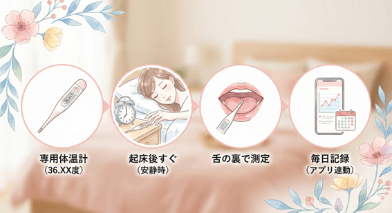 正しく測れていますか？基礎体温の測り方