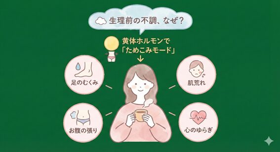 なぜ生理前は「不調」を感じやすいの？