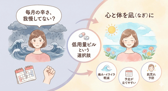 辛いときは「低用量ピル」という選択肢も