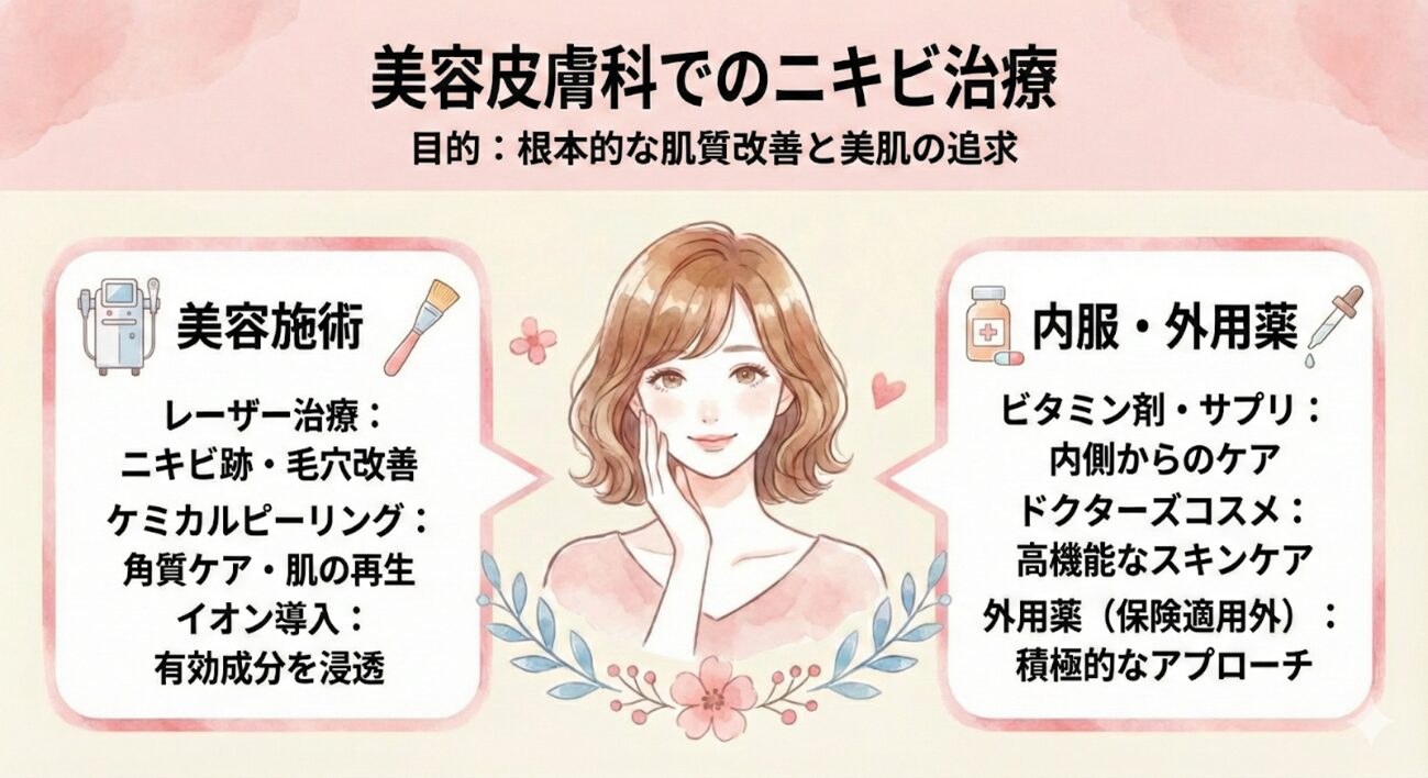 美容皮膚科での治療