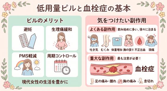低用量ピルと血栓症の基本