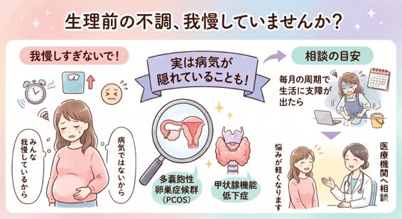 婦人科・医療機関へ相談するタイミングの目安