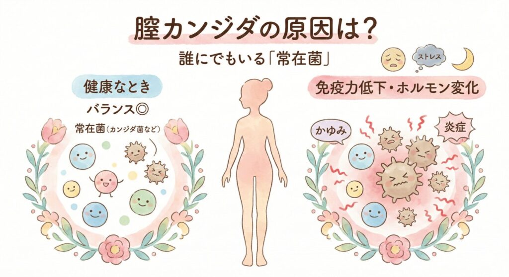 原因は誰にでもいる「常在菌」
