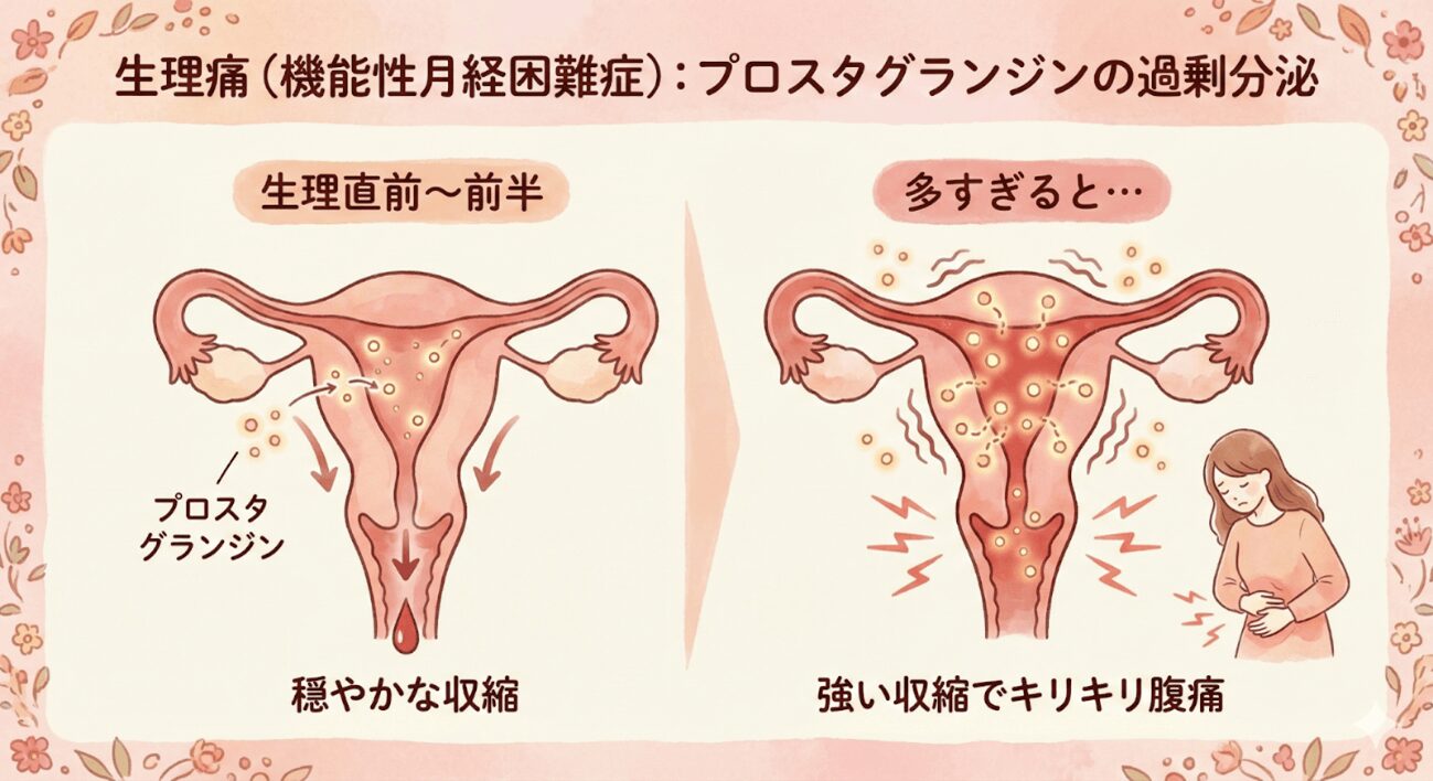 プロスタグランジンの過剰分泌