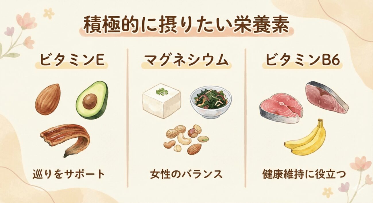 積極的に摂りたい栄養素