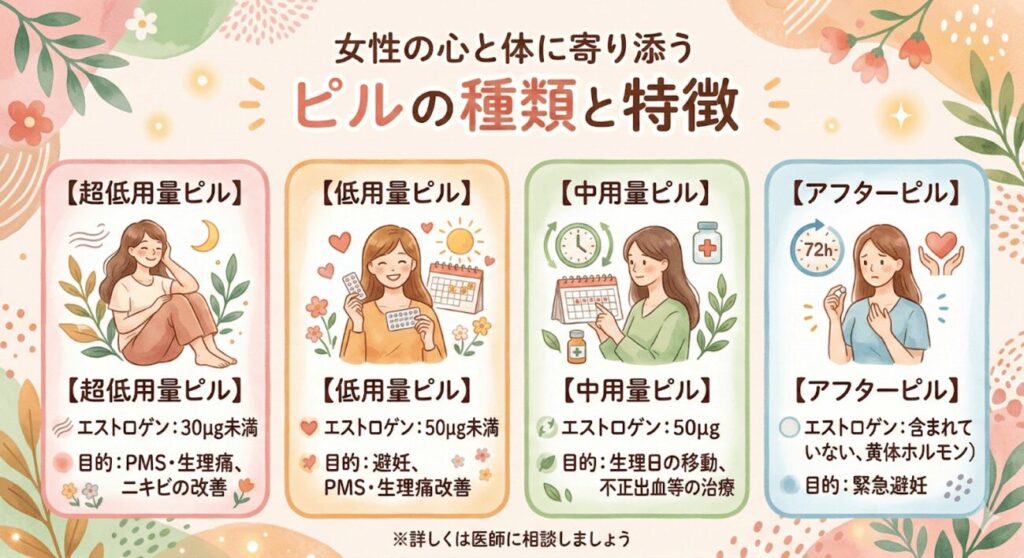 ピルの種類