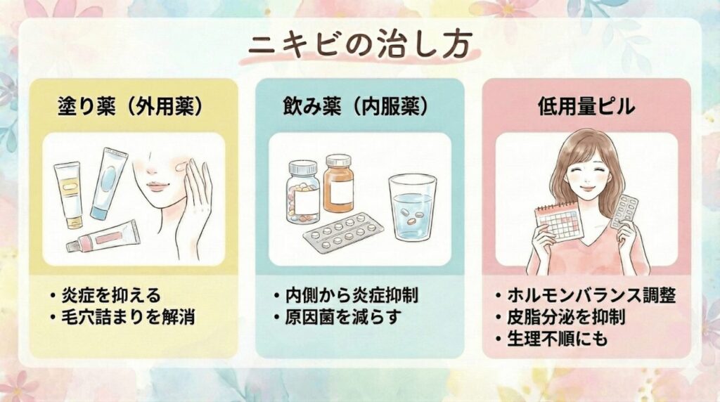 ニキビの治し方