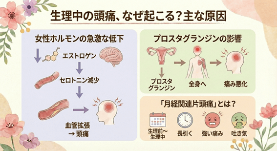 生理中の頭痛、なぜ起こる？主な原因
