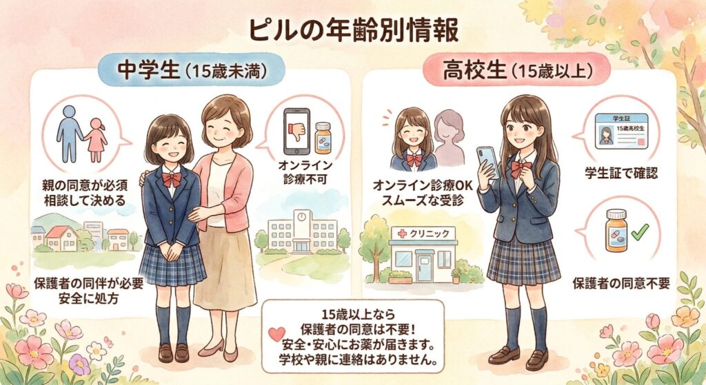ピルの年齢別情報