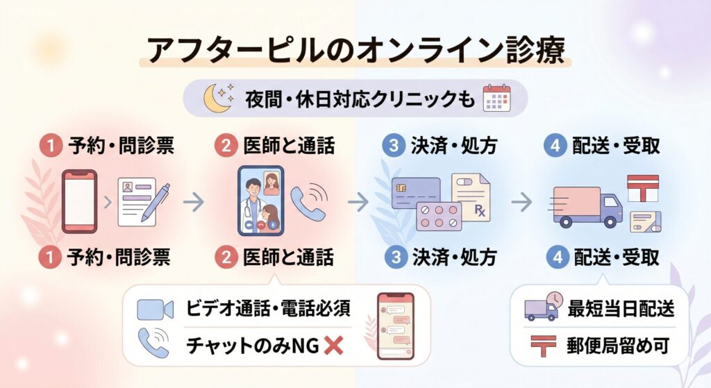 アフターピルのオンライン診療
