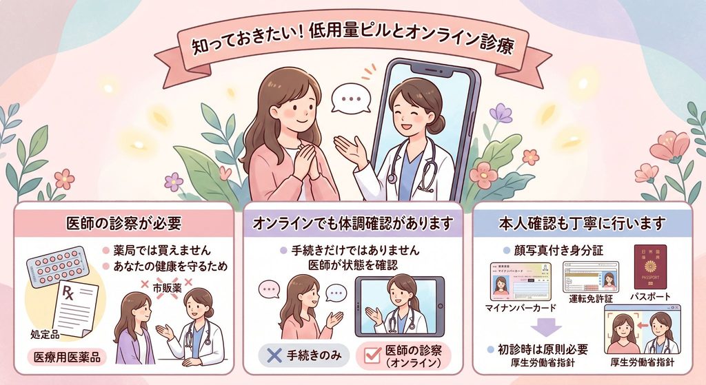 知っておきたい！低用量ピルとオンライン診療